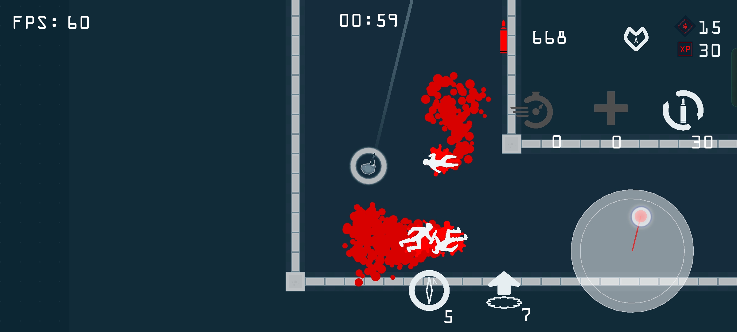 Two Dimensional Massacre Gameplay Screenshot 1